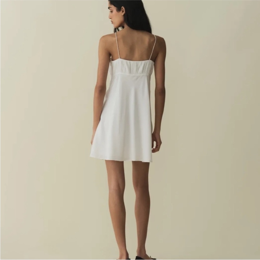 NWT Doen yellow silk Fleurie mini dress in goldenrod - Picture 7 of 9